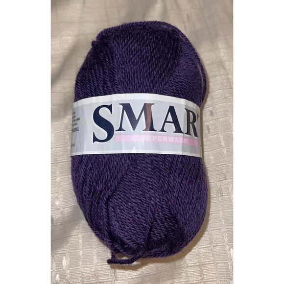 1 Skein Sandnes Garn Smart Superwash Wool Yarn DK Wt 5252 3228 Purple 1.76 oz - Picture 2 of 6